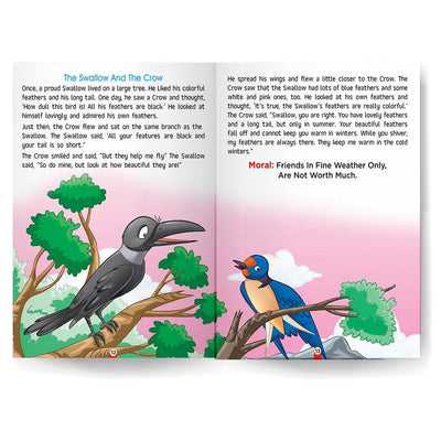 Illustrated Classics for Kids - Aesop's Fables: Timeless Tales with Vibrant Illustrations