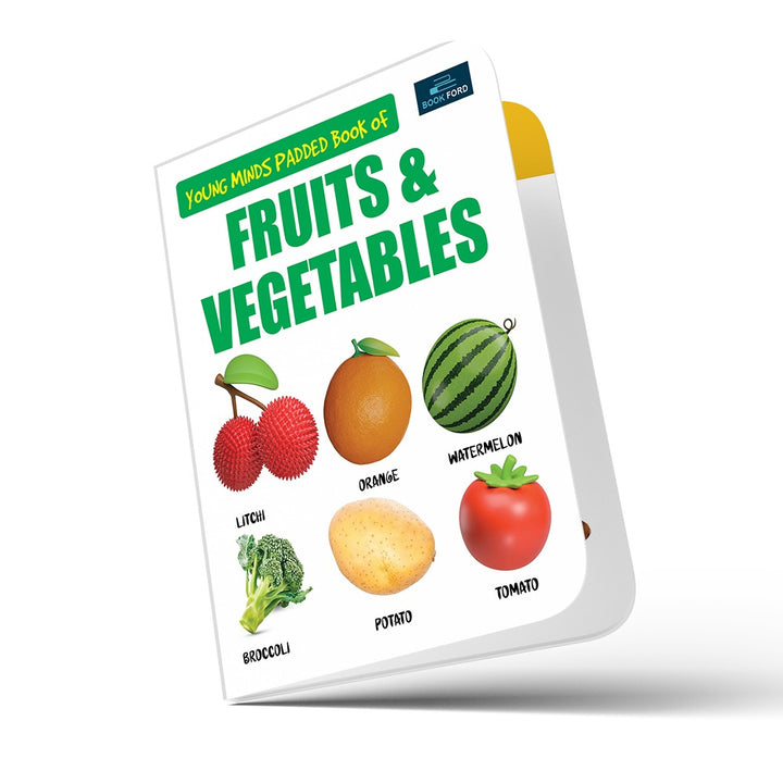 Young Minds Padded Books of Fruits & Vegetables for Kids