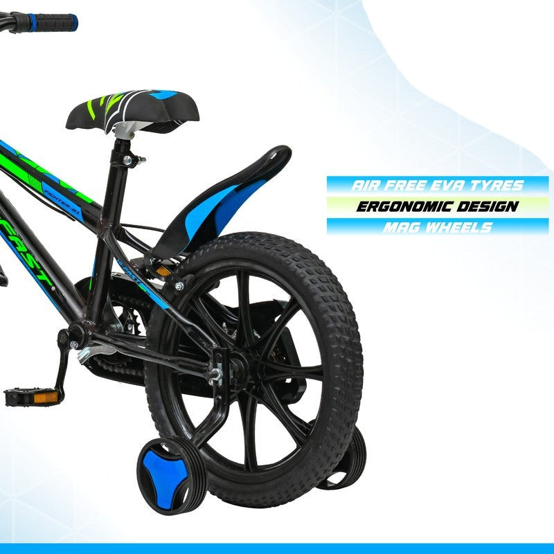 Buy FIGHTER 16 inch Kids Cycle with Training Wheels (Blue)- COD