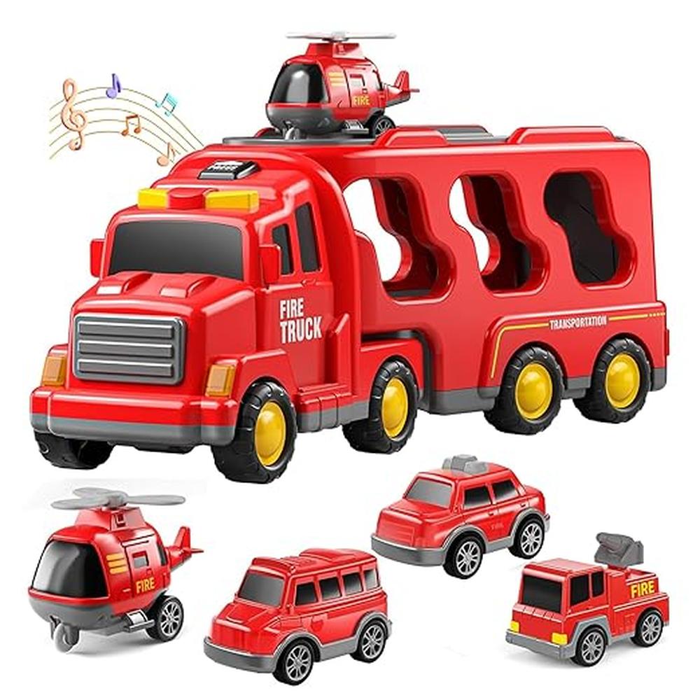 Kidology 5-in-1 Rescue Vehicles Fire Truck