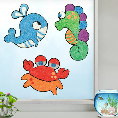 Clay Stickers - Aqua World (DIY Craft Kit)