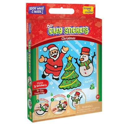 Clay Stickers - Christmas (DIY Craft Kit)