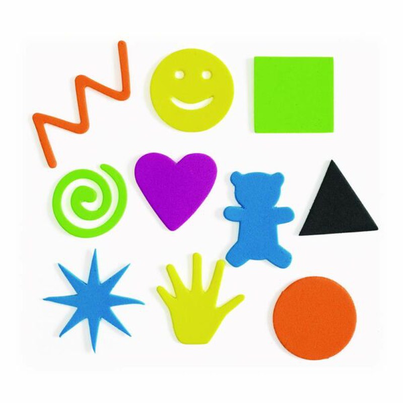 Colorations Fmshapes Buckets of Fun Foam Shapes (Pack 6 & 1)