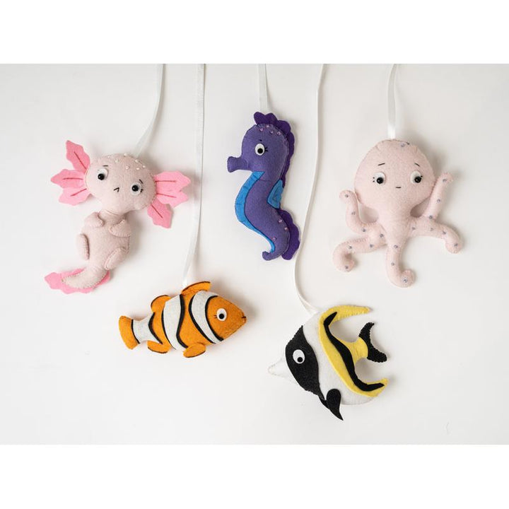 Set of 5 Felt Ocean Theme Hanging Toy (1-24 Months)