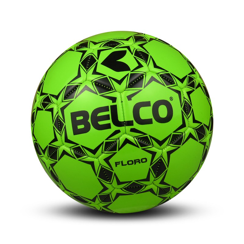 Belco Floro Green Football ( 1 football with needle) (Size 5) | 11+ Years