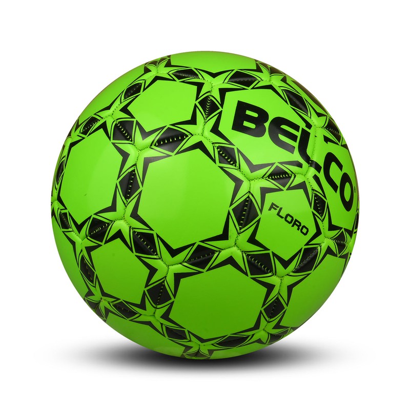 Belco Floro Green Football ( 1 football with needle) (Size 5) | 11+ Years