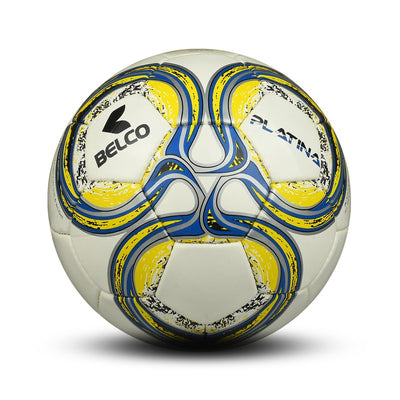 Belco Yellow Platina Football (1 Football with needle) (Size 5) | 11+ Years