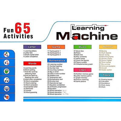 English Learner Educational Laptop with fun 65 Activities (Blue)