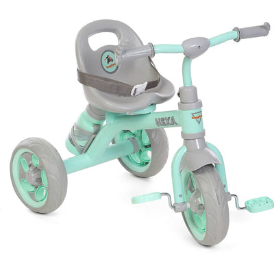Tricycle With Sipper Safety Belt for Kids (Green) | COD not Available