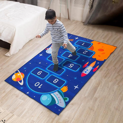 Hop N Play Large Hopscotch Play Mat Rug Non Slip Carpet (2-10 Years)