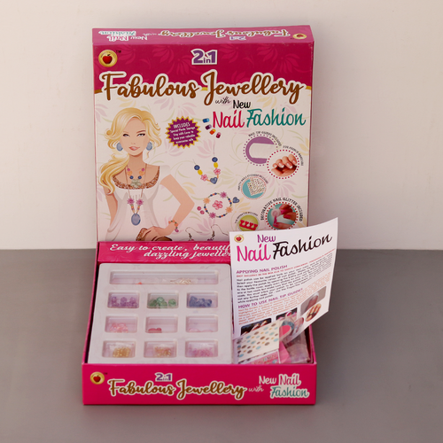 Applefun 'n' learn 2 In 1 DIY Fabulous Jewellery with New Nail Fashion (5-10 Years)