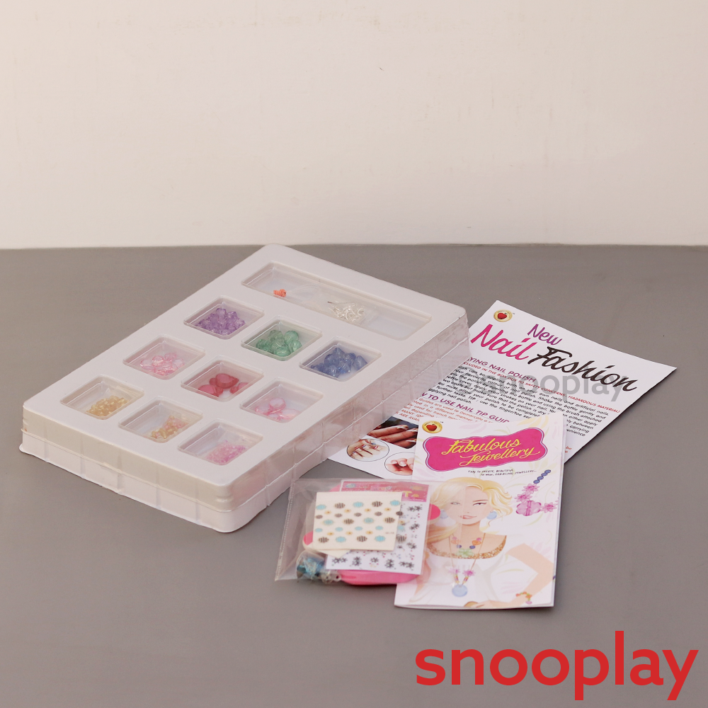Applefun 'n' learn 2 In 1 DIY Fabulous Jewellery with New Nail Fashion (5-10 Years)