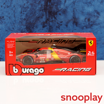 Original Ferrari 499P Licensed Diecast Car | 1:24 Scale Model (14 Years Till Grown Ups)