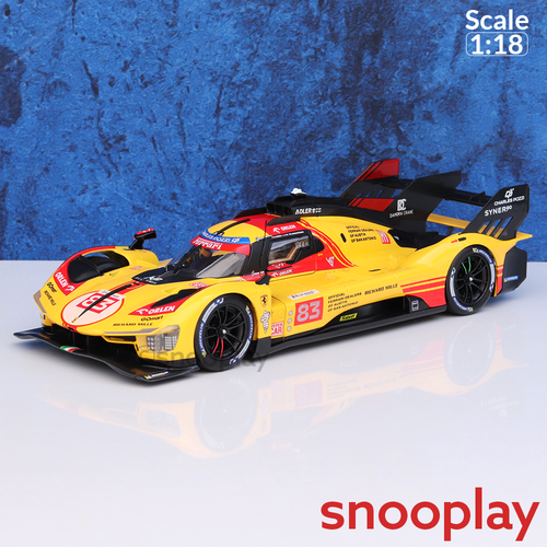 Bburago Original Ferrari 499P Licensed Diecast Car | 1:18 Scale (14 Years till Grown Ups)