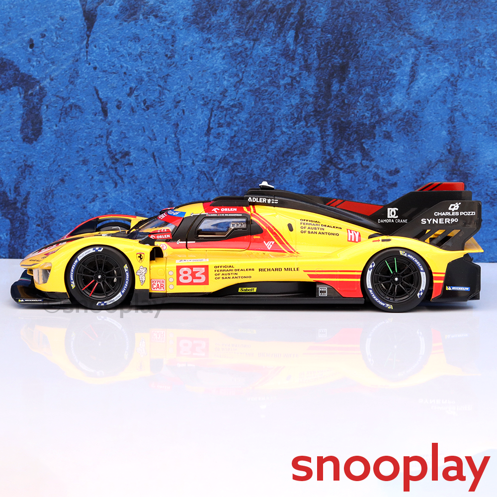 Bburago Original Ferrari 499P Licensed Diecast Car | 1:18 Scale (14 Years till Grown Ups)