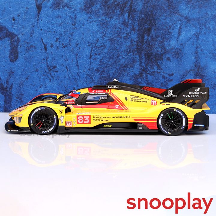 Bburago Original Ferrari 499P Licensed Diecast Car | 1:18 Scale (14 Years till Grown Ups)