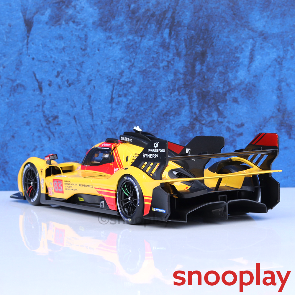 Bburago Original Ferrari 499P Licensed Diecast Car | 1:18 Scale (14 Years till Grown Ups)