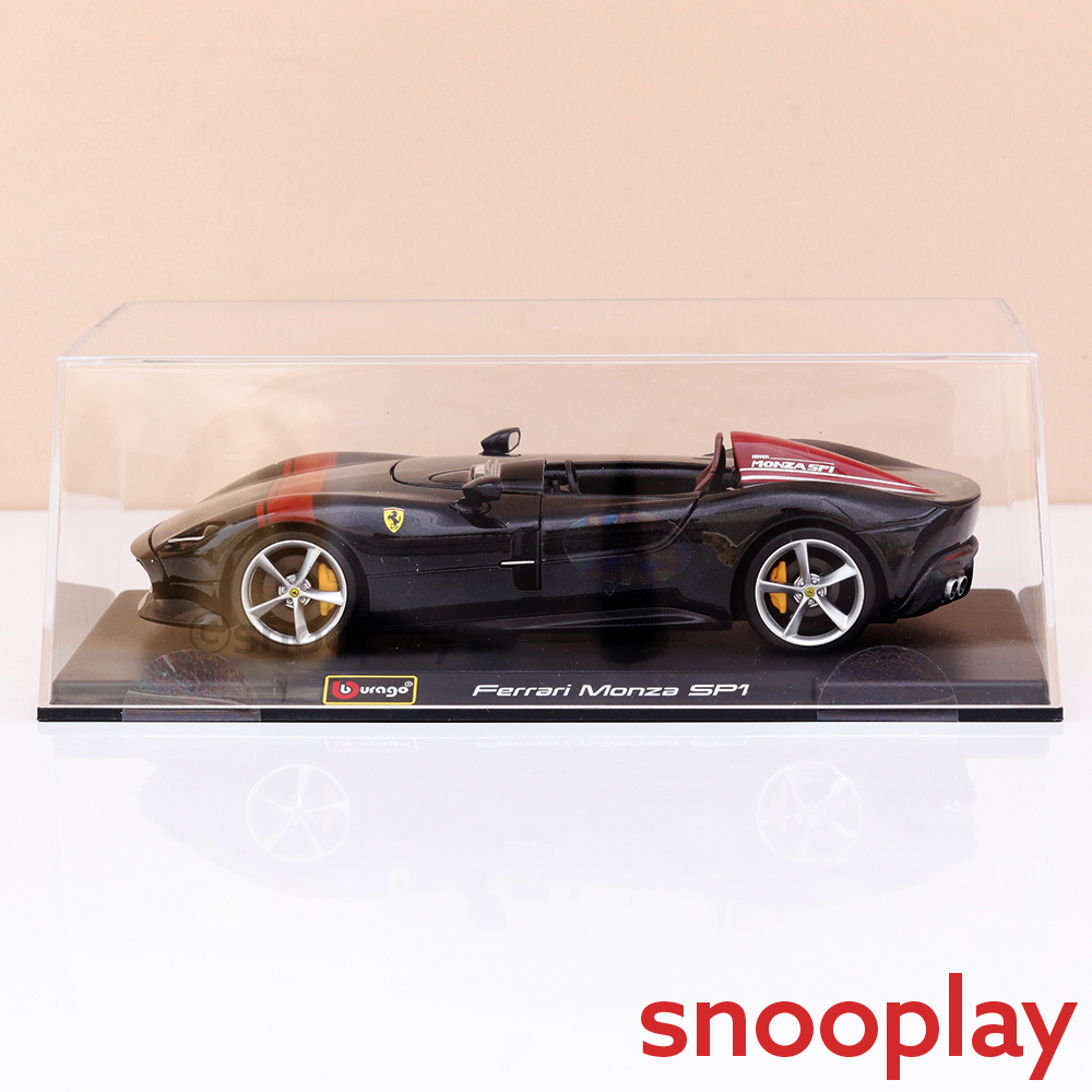 Bburago Original Ferrari Monza SP1 Licensed Diecast Car | 1:24 Scale (14 Years till Grown Ups)