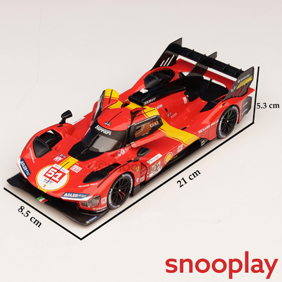 Original Ferrari 499P Licensed Diecast Car | 1:24 Scale Model (14 Years Till Grown Ups)