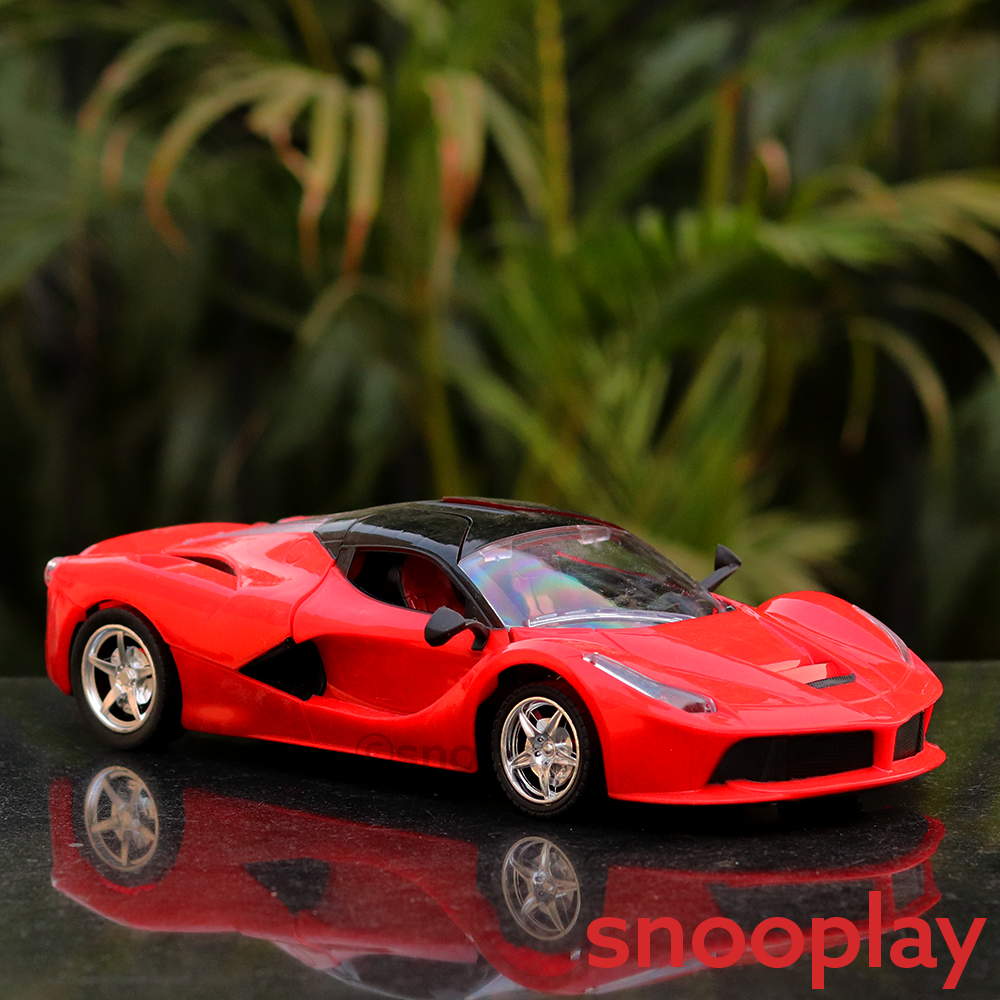 Remote Control Super Car with Opening Doors For Kids | Red | Minor Defect Sale | COD Not Available