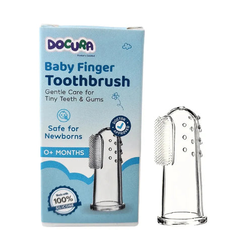 Docura Silicone Baby Finger Toothbrush
