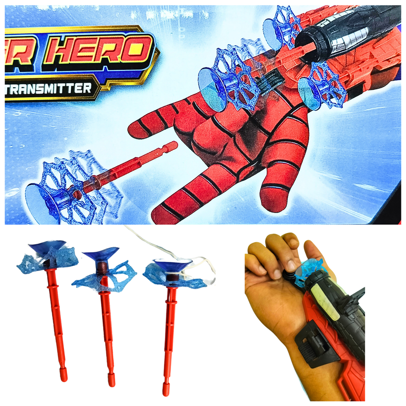 Spiderman Web Shooter (Web Shoot Launcher)