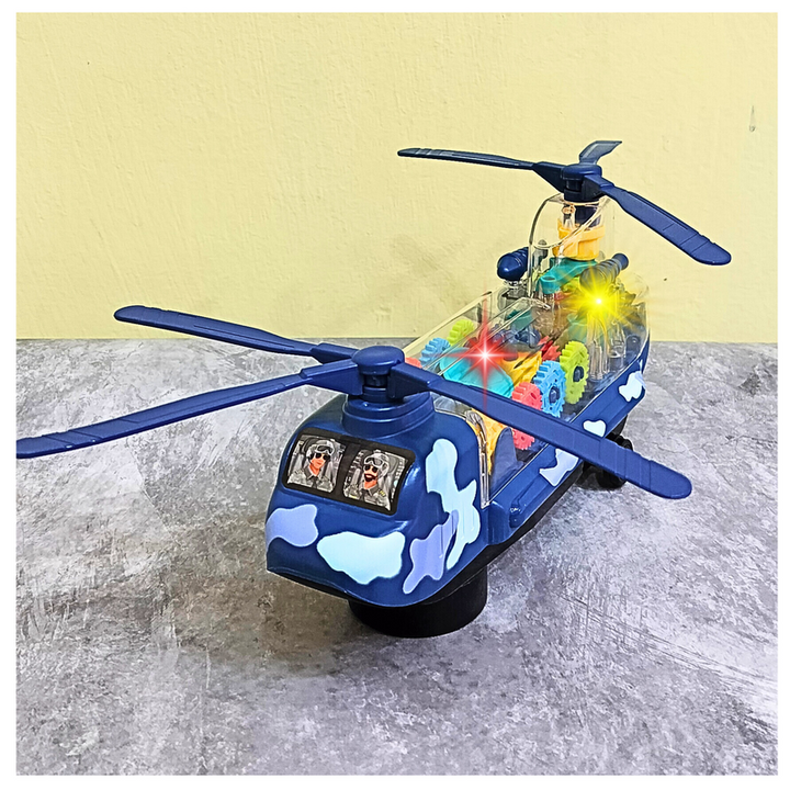 Musical Helicopter Toy (Non Flying - Assorted Colors