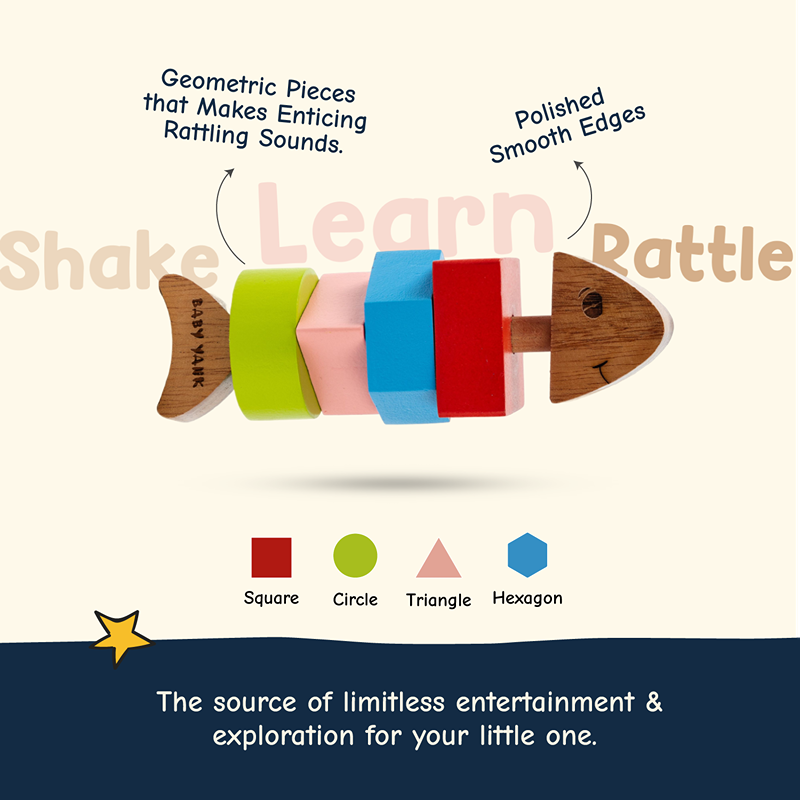 Rattle - Shapes in Fish