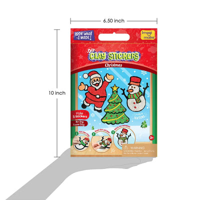 Clay Stickers - Christmas (DIY Craft Kit)