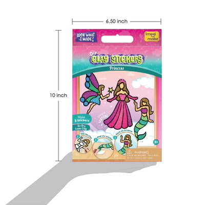 Clay Stickers - Princess (DIY Craft Kit)