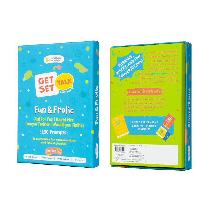 Get Set Talk Cards- Fun & Frolic Flash Cards