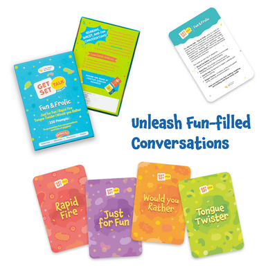 Get Set Talk Cards- Fun & Frolic Flash Cards