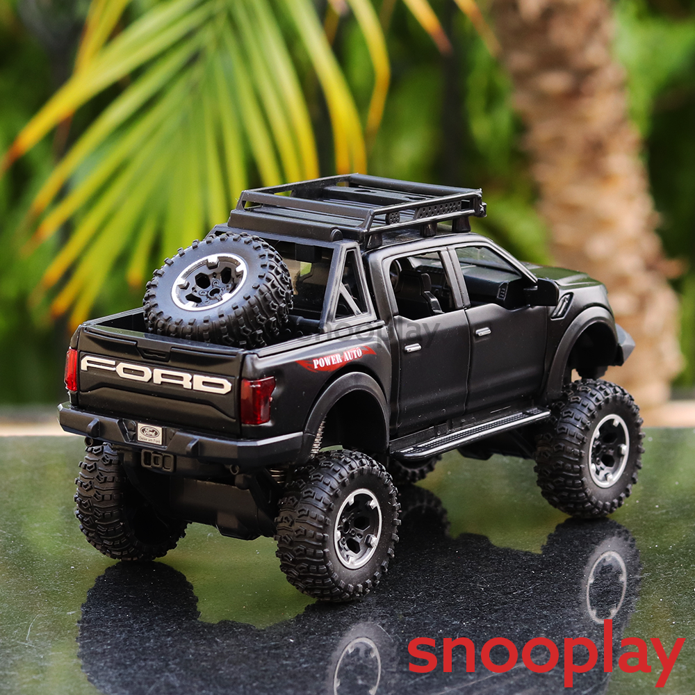 Ford Pickup Truck Diecast Car with Openable Parts, Lights and Sounds (Scale 1:32) - Assorted Colors