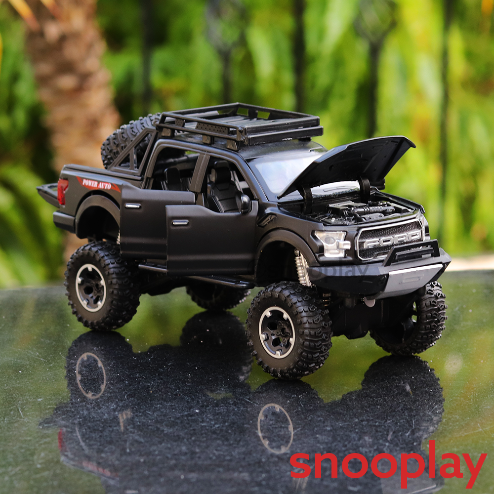 Ford Pickup Truck Diecast Car with Openable Parts, Lights and Sounds (Scale 1:32) - Assorted Colors