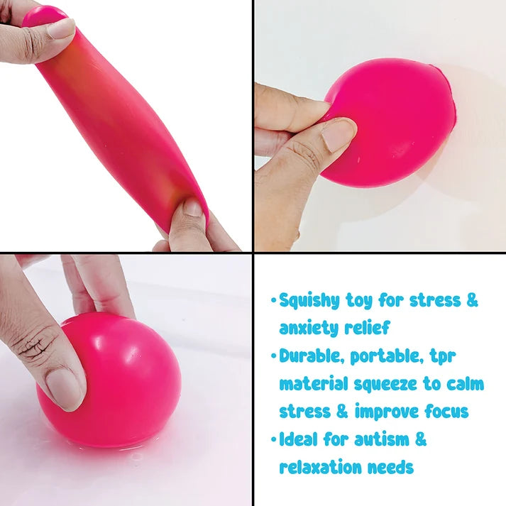 Scoobies Mini Color Changing Ball (Pack of 1) | Soft & Sticky Stress Relief Sensory Fidget Toy