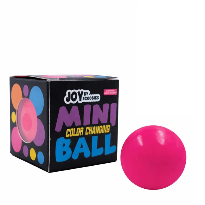 Scoobies Mini Color Changing Ball (Pack of 1) | Soft & Sticky Stress Relief Sensory Fidget Toy