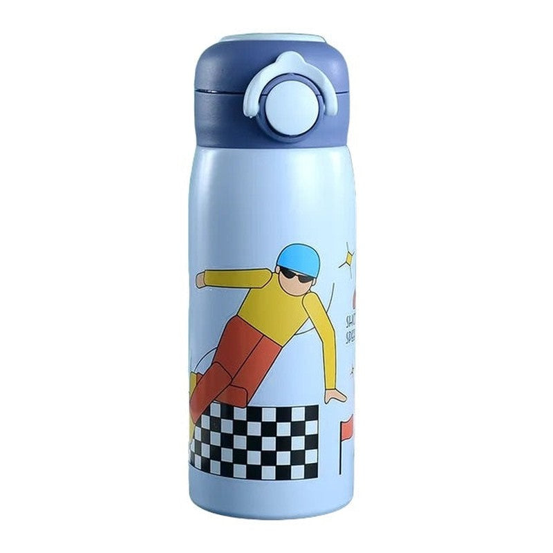 Animated Stainless Steel Water Bottle (400ml)