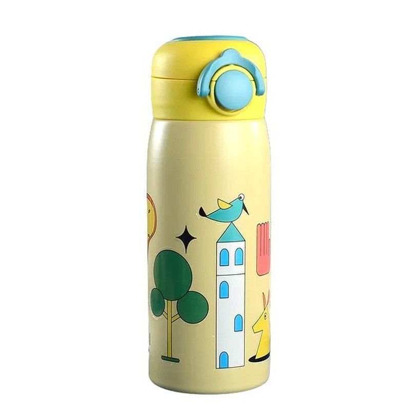 Animated Stainless Steel Water Bottle (400ml)