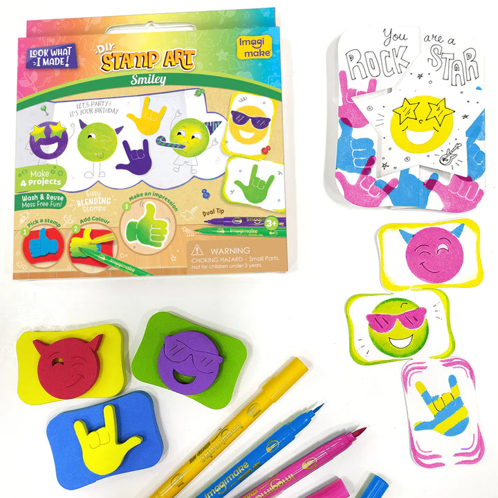 Stamp Art - Smiley (DIY Craft Kit)