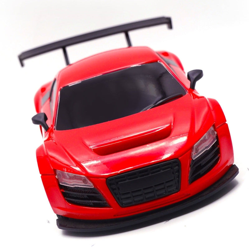 Veva Toys High Speed Remote Control Mini Car Resembling Audi with Lithium Battery for Kids (Scale 1:24) - Red