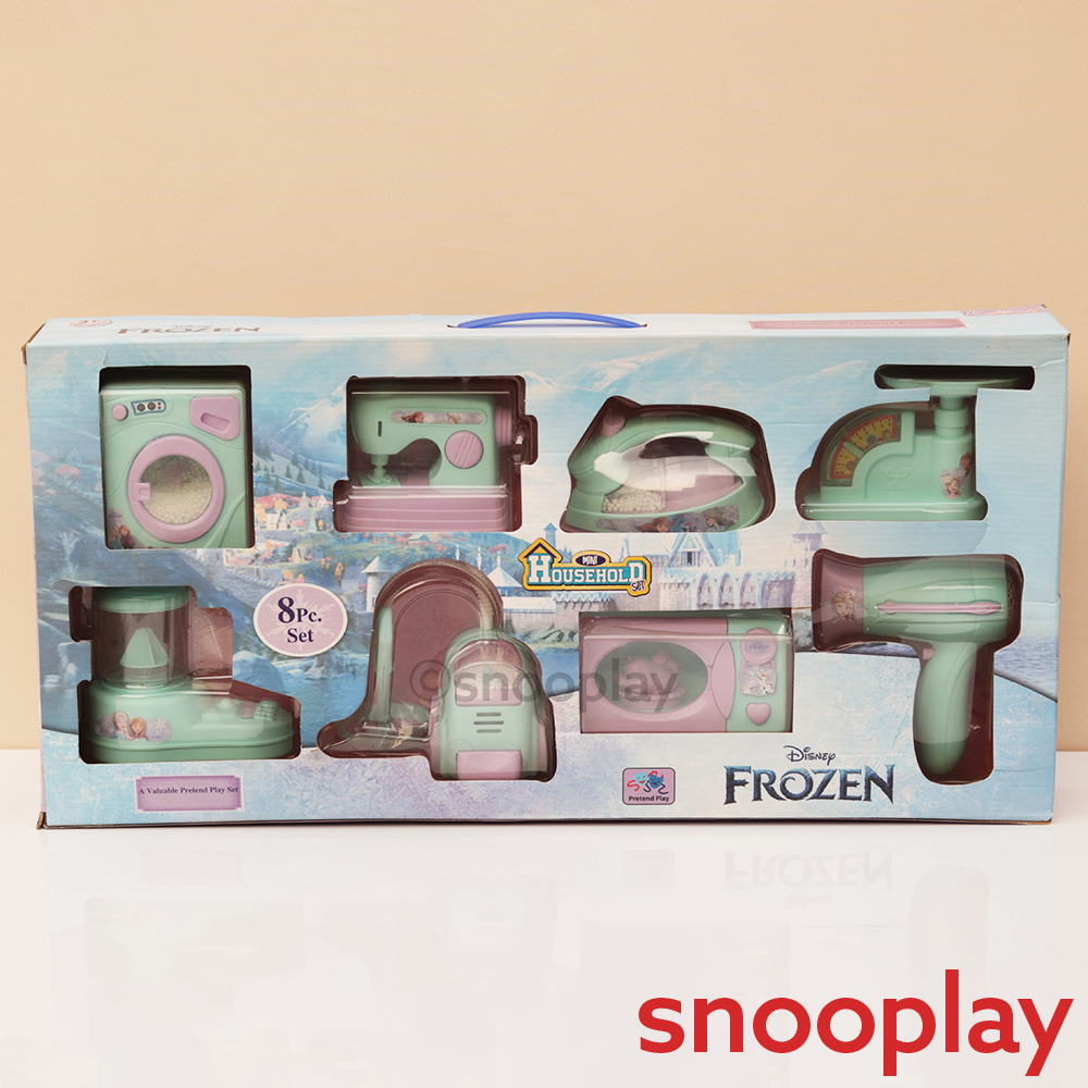 Original Frozen Mini Household Set - 8 Pieces | Licensed Disney Toy (3-7 Years)