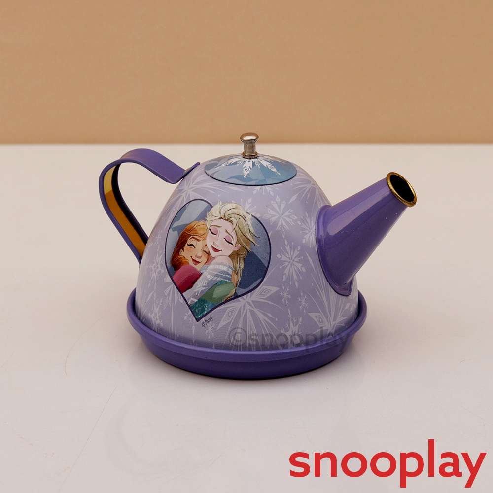 Original Frozen Lightweight Metal Tea Set - 14 Pieces | Licensed Disney Toy (3-6 Years)
