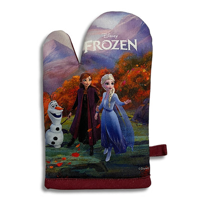 Frozen Themed Apron and Mitten - Elsa and Anna