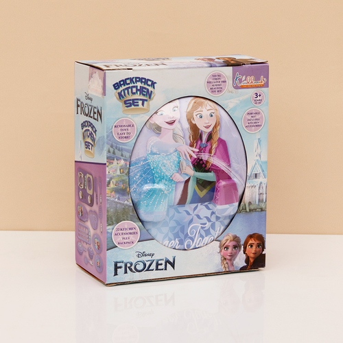 Disney Original Frozen 2 in 1 Backpack & Trolley Kitchen Set with 22 Accessories | Licensed Disney Toy (3-8 Years)