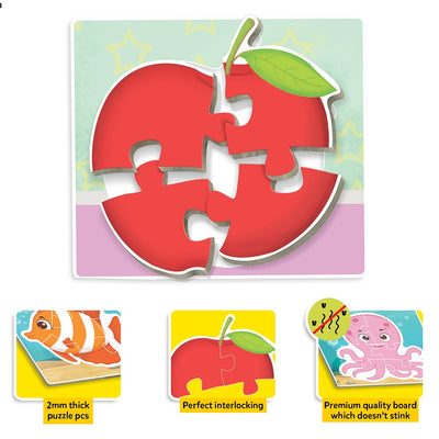 Fun & Educational Fruits Jigsaw Puzzle Set (15 Pieces)