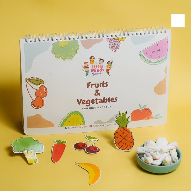 Fruits and Vegetable Activity Binders for Kids