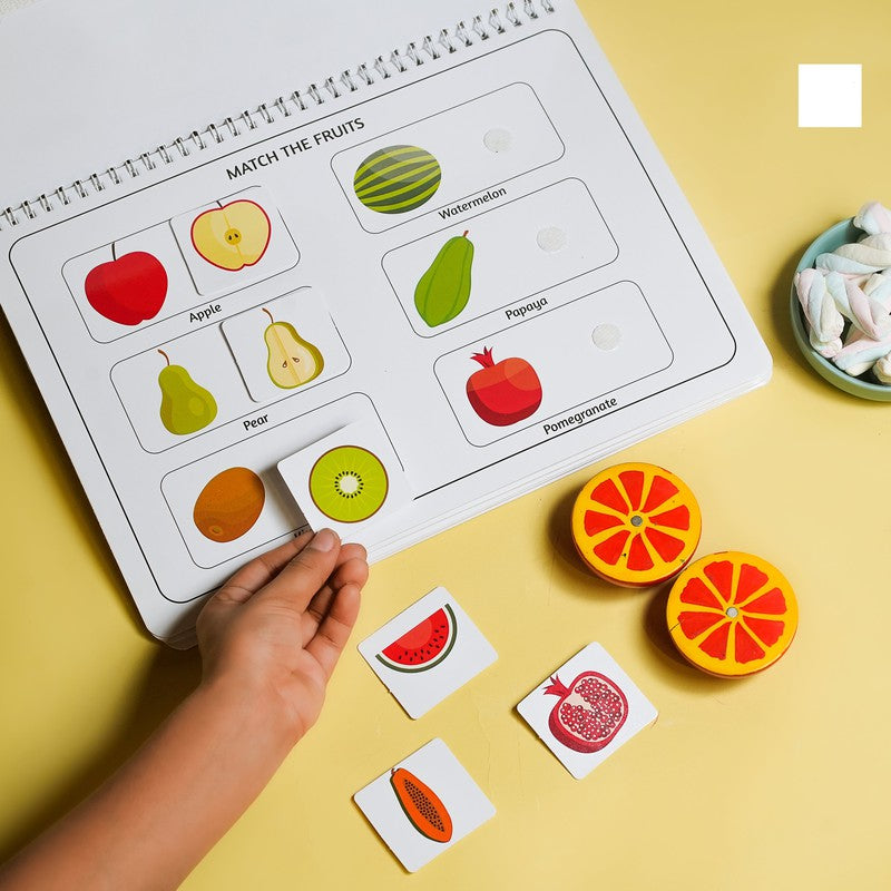 Fruits and Vegetable Activity Binders for Kids