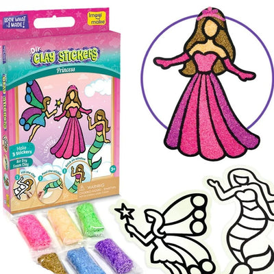 Clay Stickers - Princess (DIY Craft Kit)