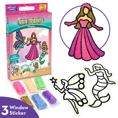 Clay Stickers - Princess (DIY Craft Kit)