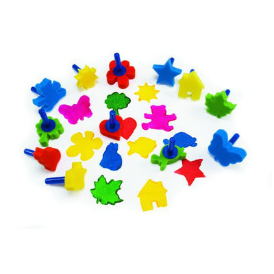 Colorations 12 Foam Sponge Stamps For Kids